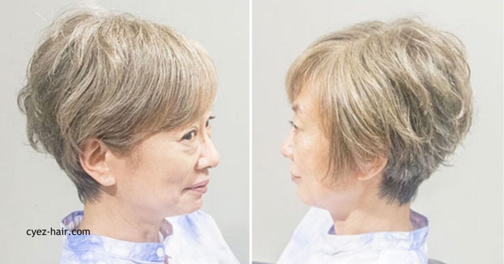 60代女性ヘアスタイル:エレガントさと実用性を兼ね備えた最新トレンド 5 カラーリングの工夫