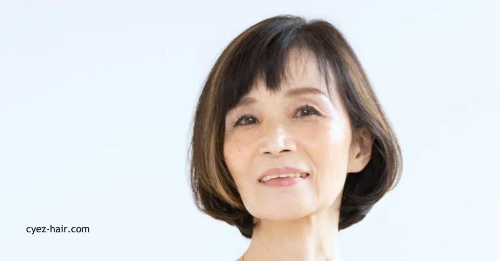 60代女性ヘアスタイル:エレガントさと実用性を兼ね備えた最新トレンド 3 ボブスタイルで若々しく