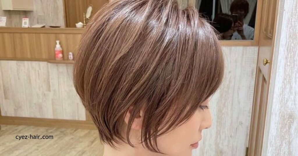 40代 ヘア スタイル ショート:自信を持てる最新トレンドとスタイリングガイド 2 丸顔におすすめのショートスタイル