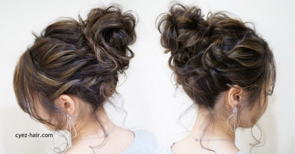 ヘアスタイルお団子完全ガイド:最新トレンドから簡単アレンジまで 4 編み込みお団子