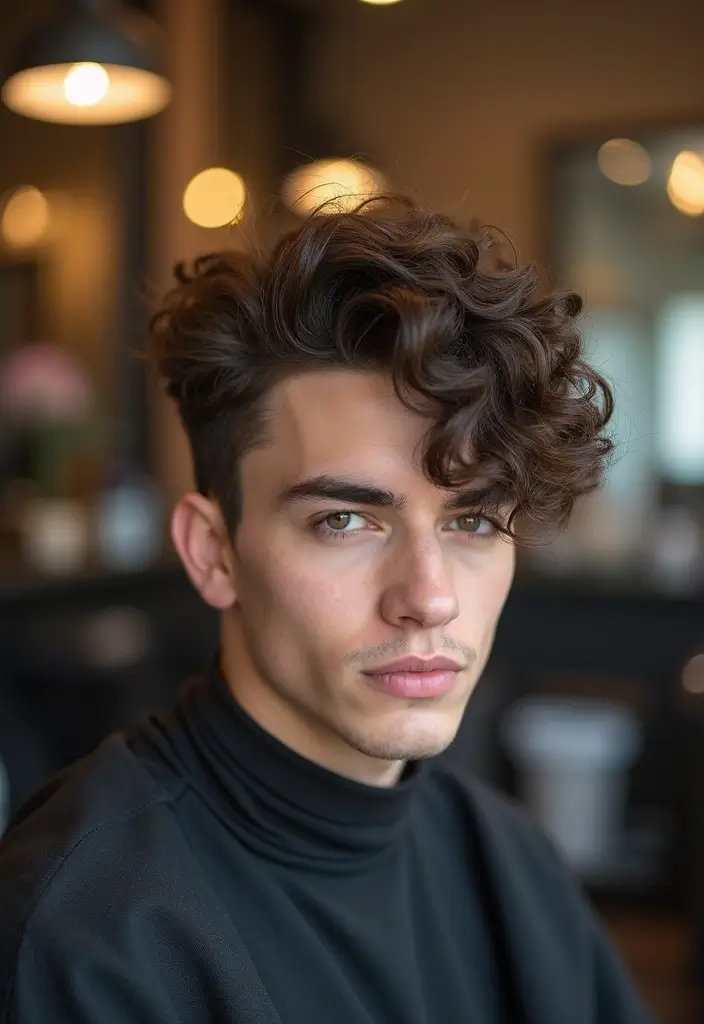 海外で人気のメンズヘアスタイル30選｜トレンドと似合わせを徹底解説 - 10. モダンパーマ