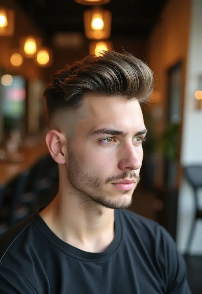 海外で人気のメンズヘアスタイル30選｜トレンドと似合わせを徹底解説 - 7. ソフトモヒカン