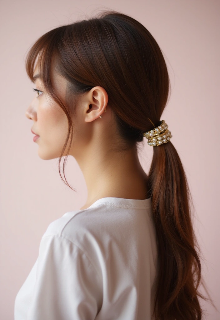 縮毛ヘアスタイル25選｜大人可愛いストレートアレンジ集 - 10. ポニーテールスタイル