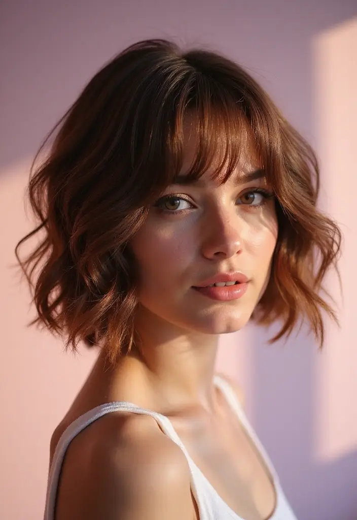 ボブヘアスタイル｜小顔見えする人気の25選 - 11. ショートフレンチボブ