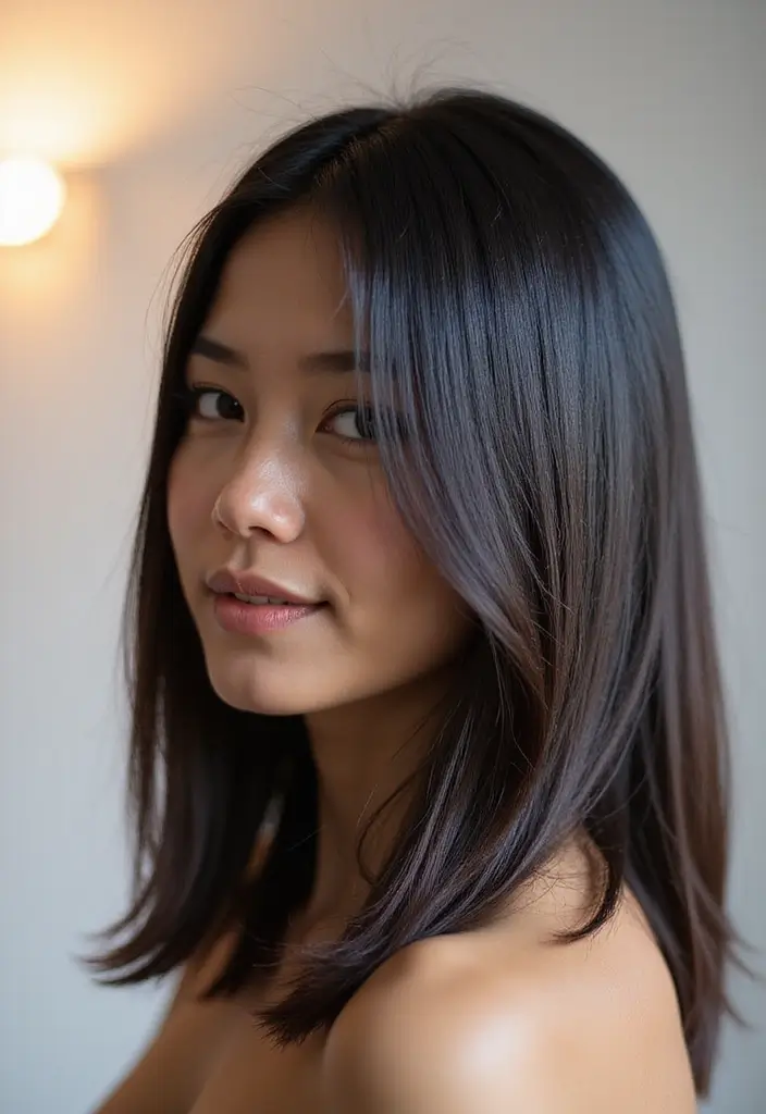 ヘアスタイル名前25+選｜覚えておきたい定番ヘア用語リスト - 12. ストレートヘア (Straight Hair)