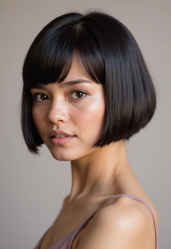 ボブヘアスタイル｜小顔見えする人気の25選 - 12. タイトボブ