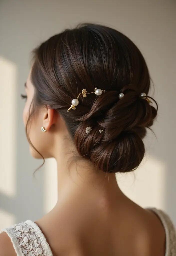 薄毛女性ヘアスタイル｜ボリュームアップが叶う30選 - 12. シニヨンスタイルでクラシックな美しさを