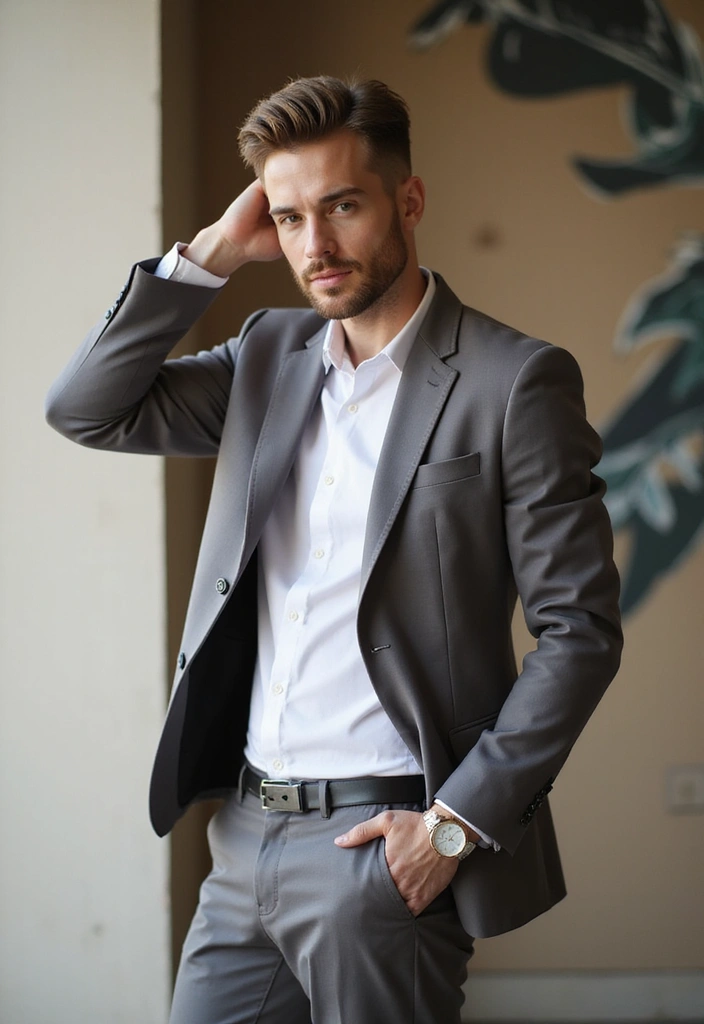 メンズヘアスタイル面長｜バランスよく見える30選 - 12. アシンメトリックカット