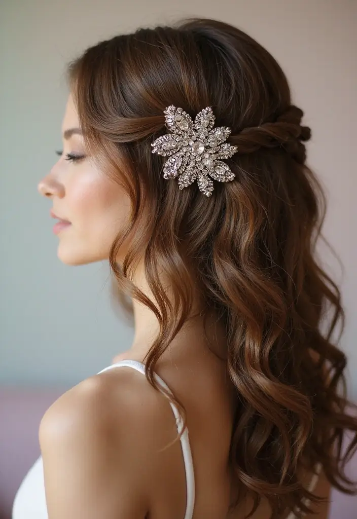 和服ヘアスタイル｜上品で華やかな髪型25選 - 13. 美しいバレッタスタイル