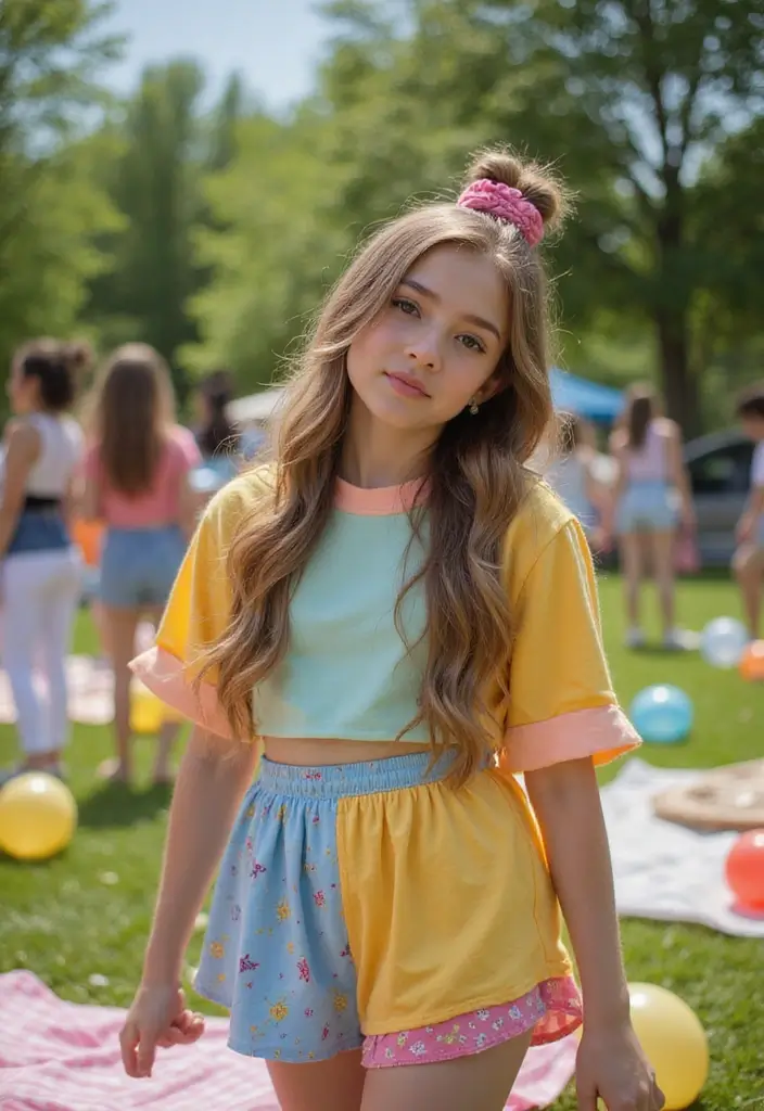 高校生ヘアスタイル｜垢抜ける人気髪型25選 - 13. シュシュスタイル