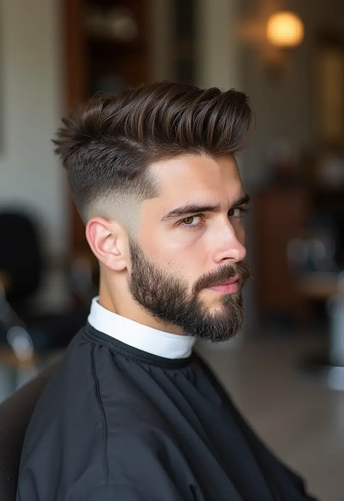 バリカンヘアスタイル25選｜セルフカットでもできる男前スタイル - 14. ハードパート