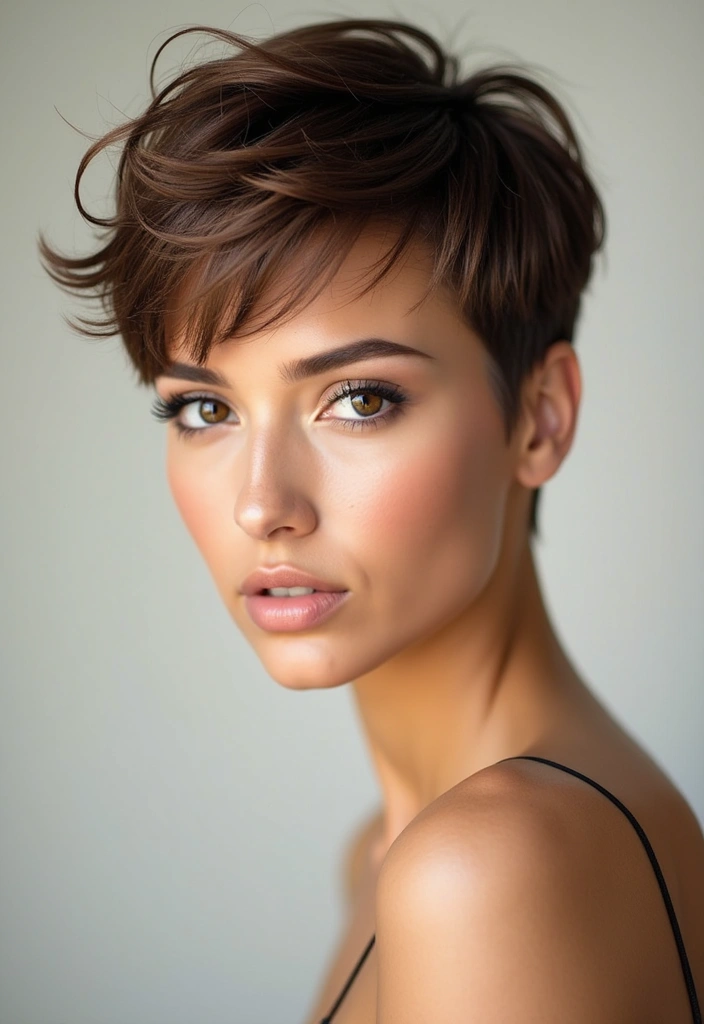 モード系ヘアスタイル25選｜個性を引き立てる最新ヘアカタログ - 16. ハンサムショート