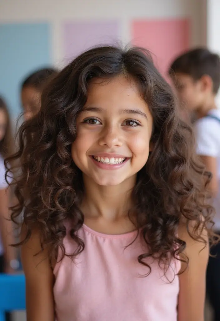 小学生女子ヘアスタイル｜学校もOKなおしゃれ髪型30選 - 16. ボリュームアップヘア