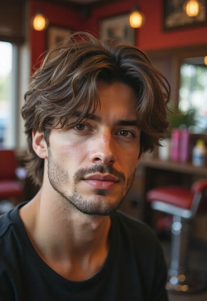 バリカンヘアスタイル25選｜セルフカットでもできる男前スタイル - 17. シャギーカット