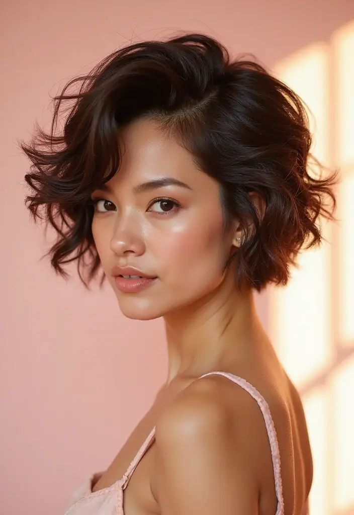 モード系ヘアスタイル25選｜個性を引き立てる最新ヘアカタログ - 17. ボリュームショート