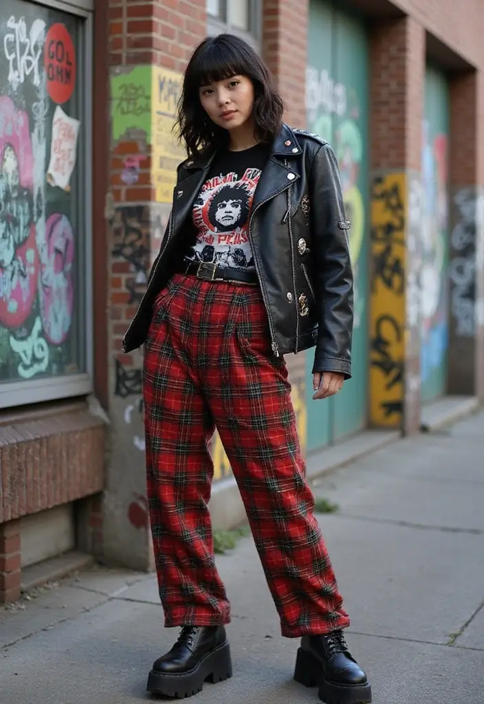 ヘアスタイル前髪あり30選｜若見えする人気デザイン集 - 17. ヴィンテージなパンクバング