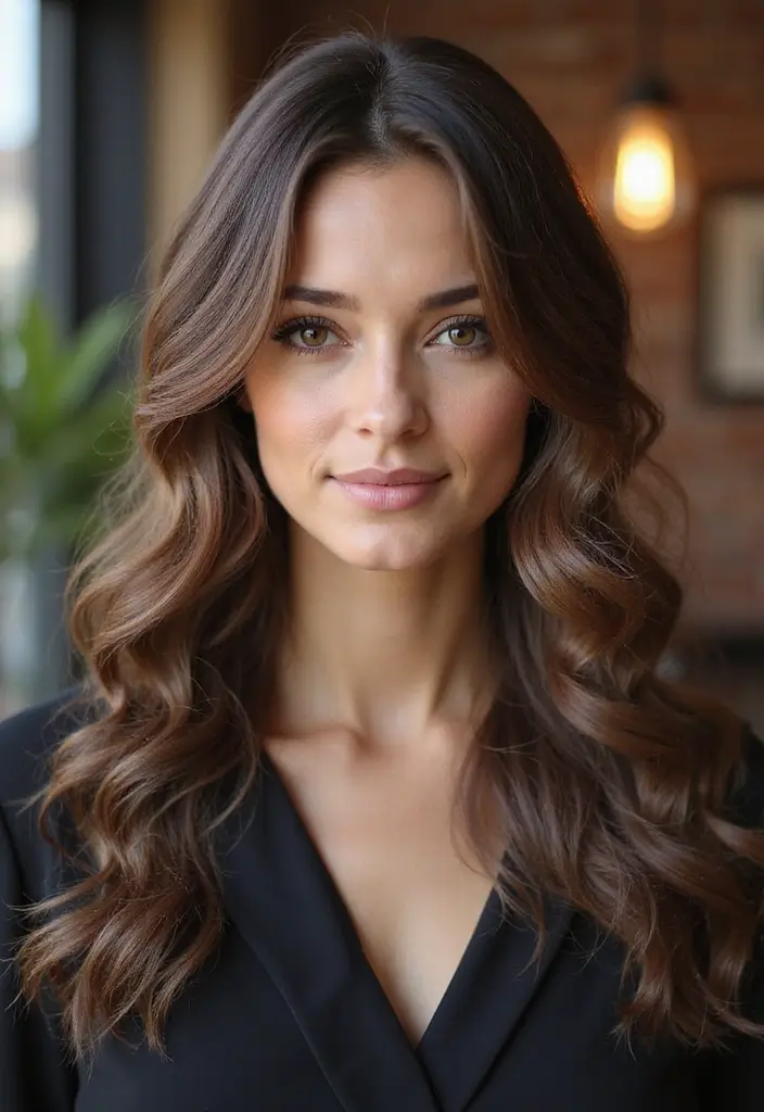 和服ヘアスタイル｜上品で華やかな髪型25選 - 18. エレガントなパーマスタイル