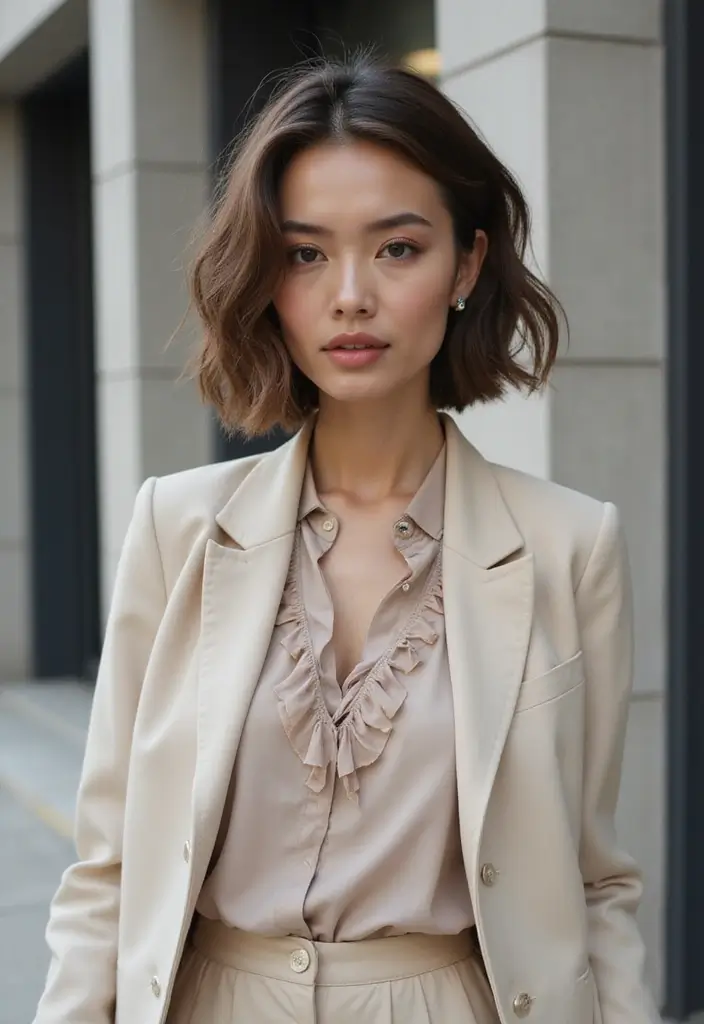 ヘアスタイル短め｜すっきり決まるトレンド25選 - 18. ショートボブ×ツイスト