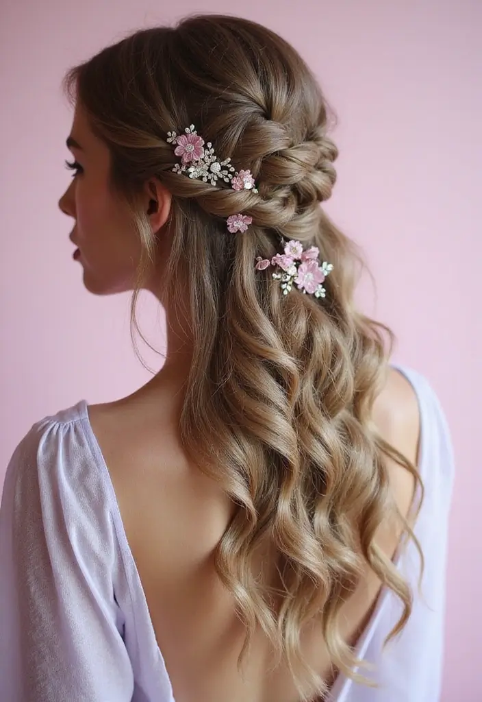 垢抜けヘアスタイルロング|印象激変の25選 19 垢抜けヘアスタイルロング|印象激変の25選 - 19. ヘアアクセサリーの利用