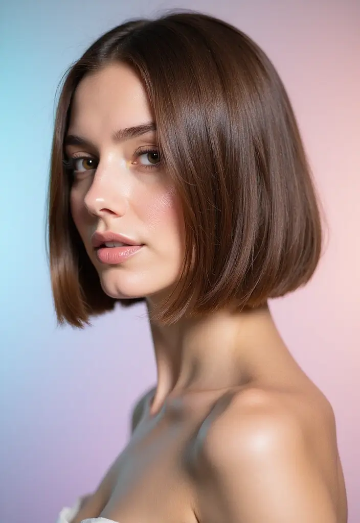 モデルヘアスタイル30+選｜ファッション誌風のおしゃれアレンジ集 - 1. シャープなボブスタイル
