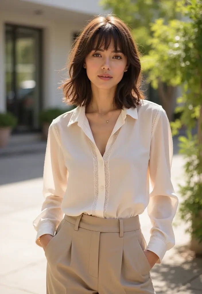 ヘアスタイル前髪あり30選｜若見えする人気デザイン集 - 1. 流行のシースルーバング