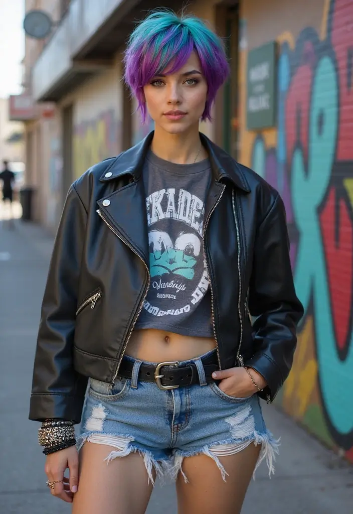 モード系ヘアスタイル25選｜個性を引き立てる最新ヘアカタログ - 20. ストリートスタイルショート