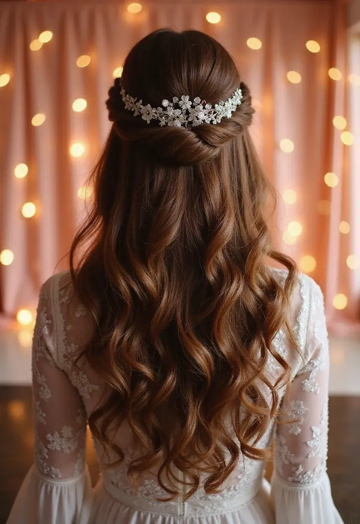 祭ヘアスタイル|華やかで映える髪型30選 21 祭ヘアスタイル|華やかで映える髪型30選 - 21. トレンドのボリュームハーフアップ