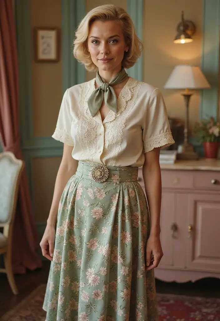 ヘアスタイル50代ショート｜似合う若見え髪型30選 - 21. ノスタルジックスタイル