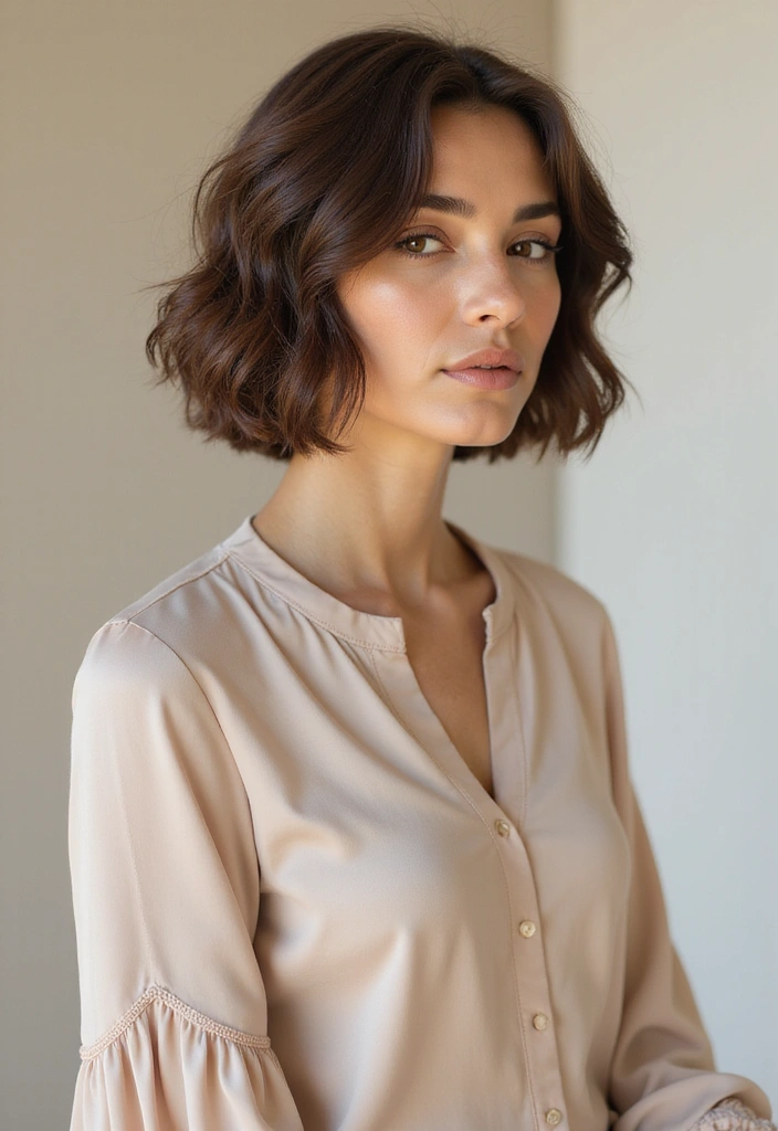 ヘアスタイルセンターパート30選｜小顔効果もある大人の髪型集 - 22. ニュアンスボブ