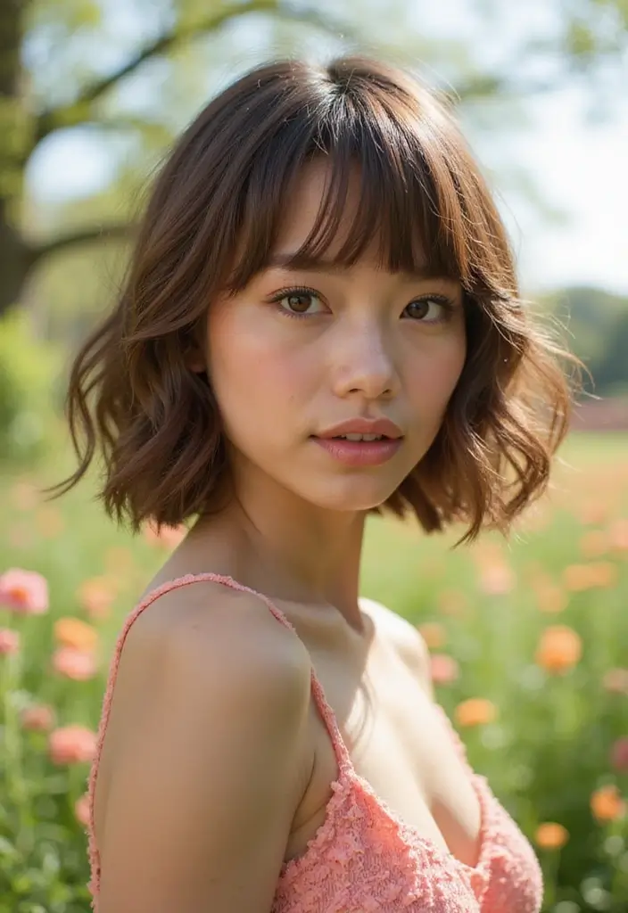 ボブヘアスタイル｜小顔見えする人気の25選 - 22. バンドボブ