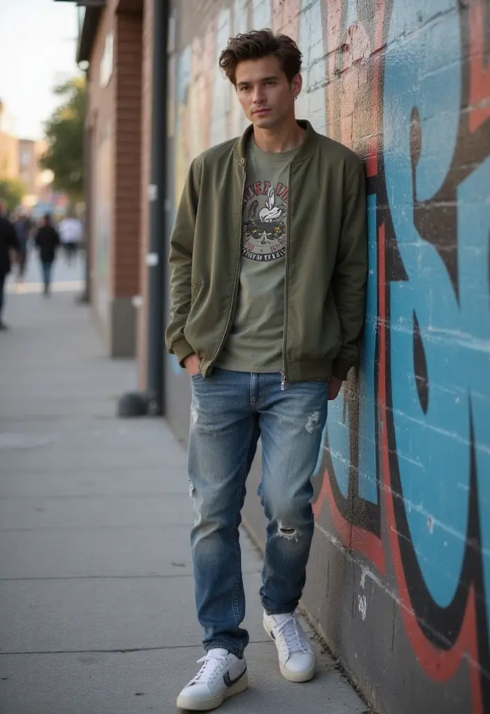 メンズヘアスタイル面長｜バランスよく見える30選 - 22. ストリートスタイル