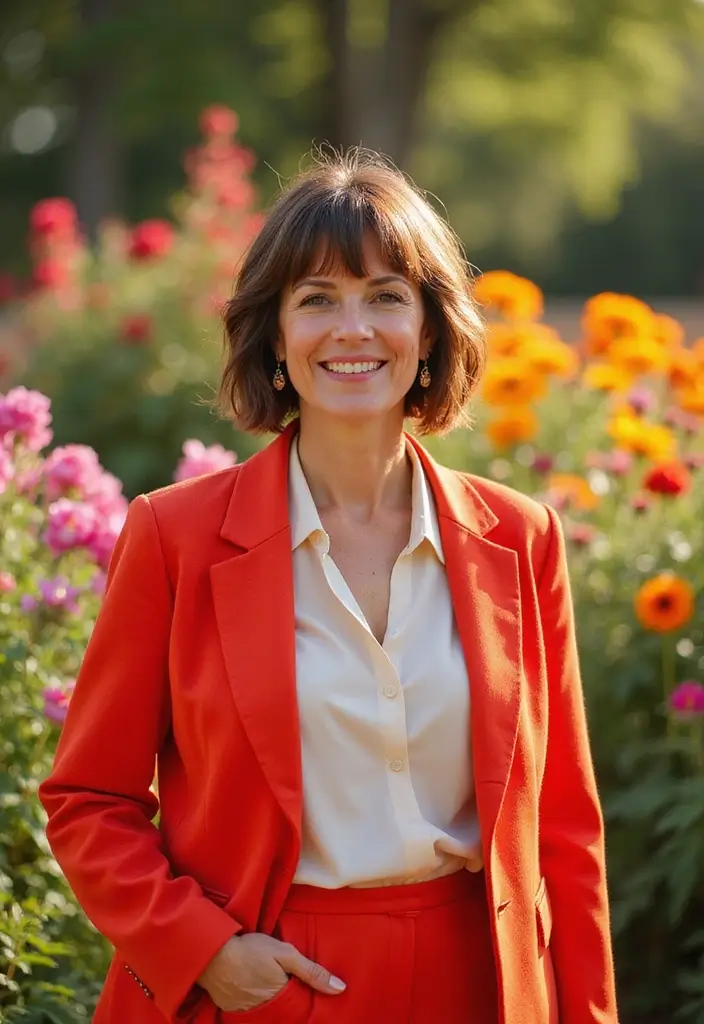 ヘアスタイル50代ショート｜似合う若見え髪型30選 - 24. ショートバング