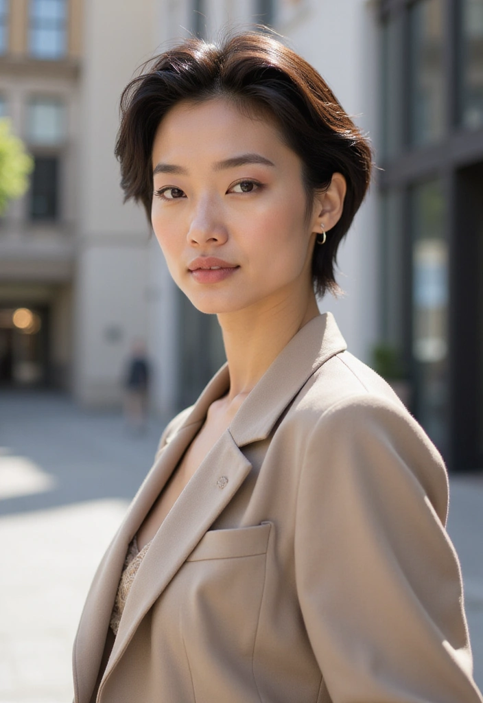 モード系ヘアスタイル25選｜個性を引き立てる最新ヘアカタログ - 24. クロップドショート