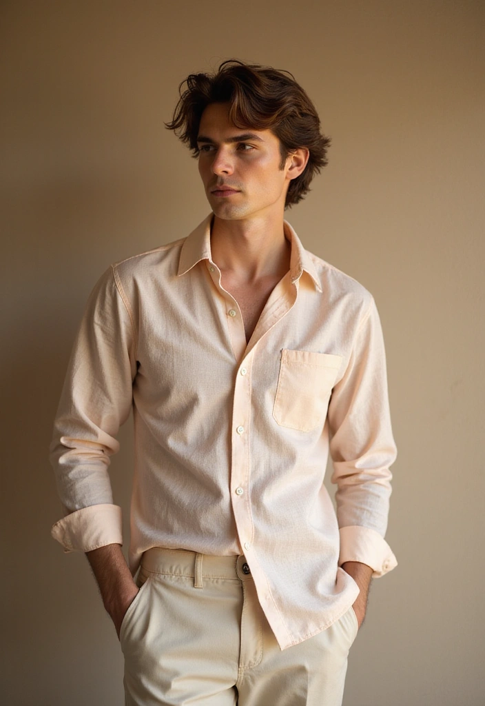 メンズヘアスタイル面長｜バランスよく見える30選 - 24. フェミニンカット