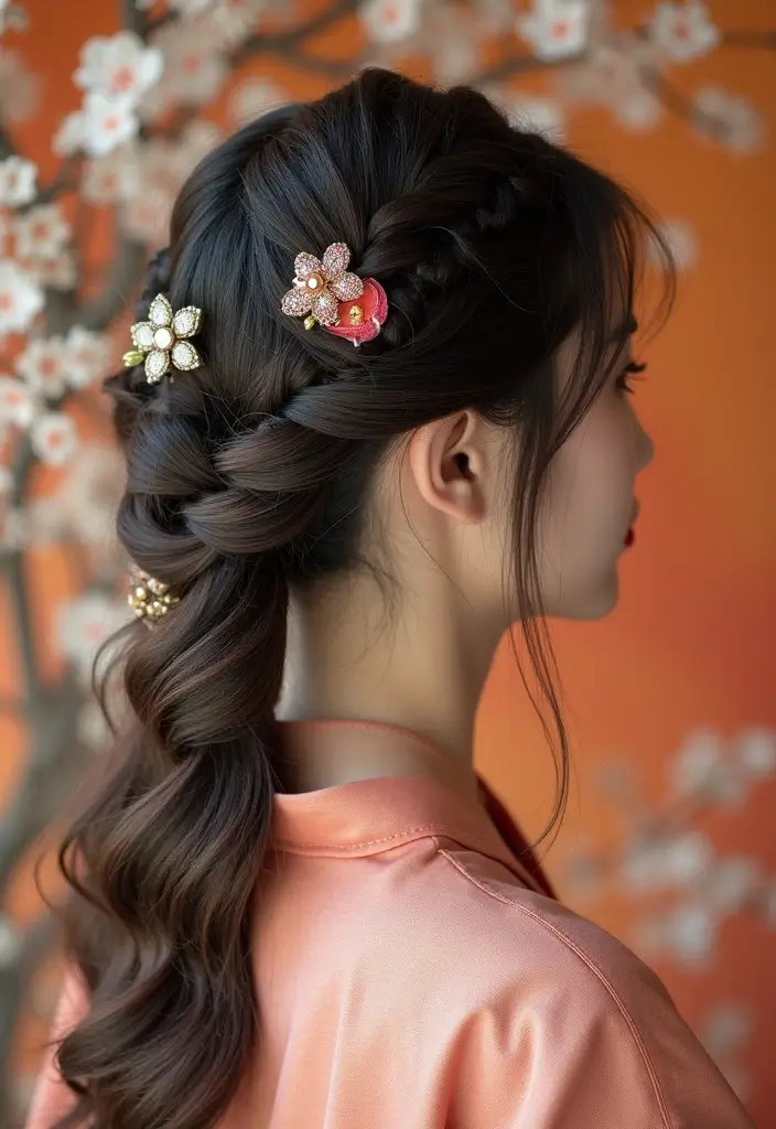 和服ヘアスタイル｜上品で華やかな髪型25選 - 25. モダンな和風スタイル