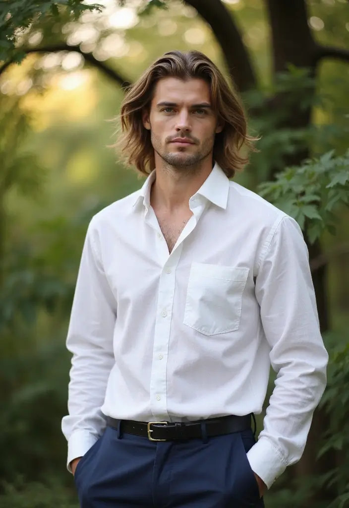 メンズヘアスタイル面長｜バランスよく見える30選 - 25. ロングテールスタイル