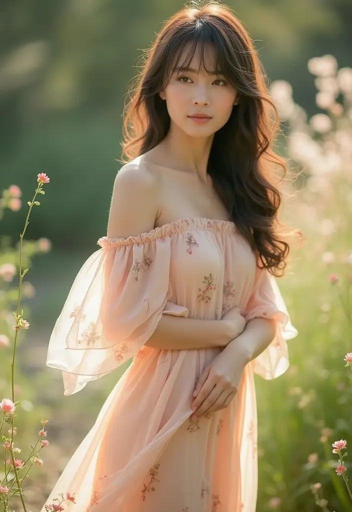 ヘアスタイル前髪あり30選｜若見えする人気デザイン集 - 28. ナチュラルなウェーブバング