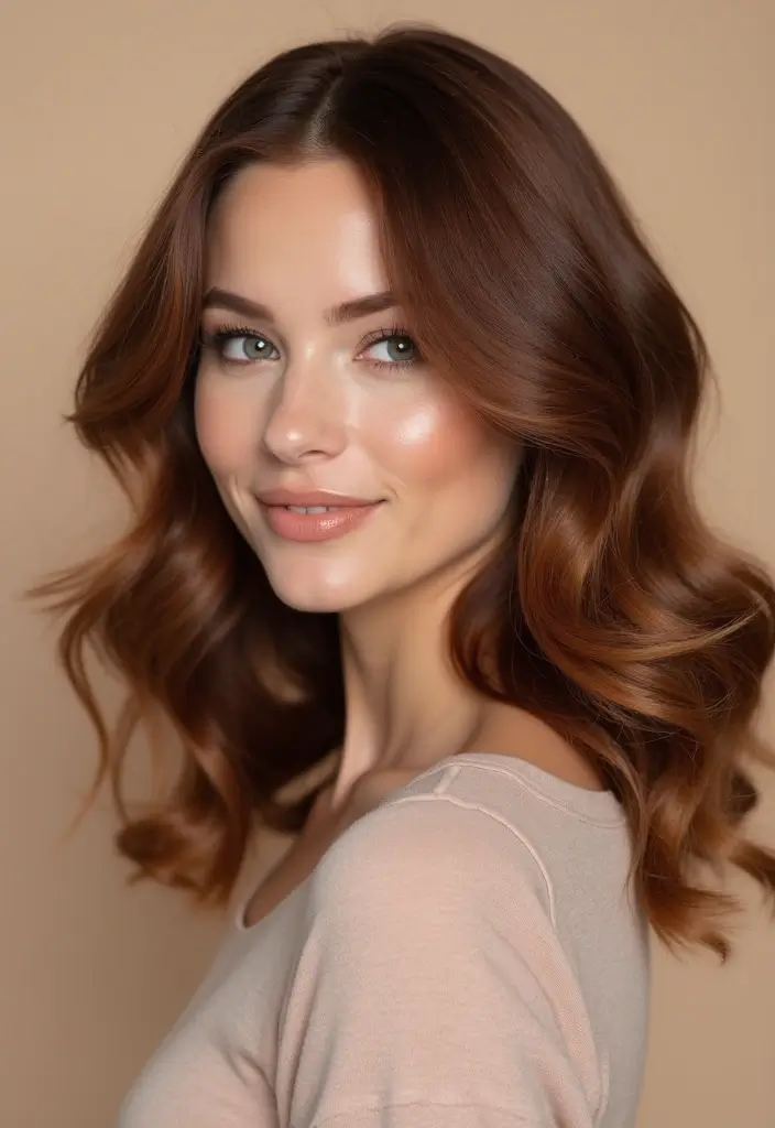 モデルヘアスタイル30+選｜ファッション誌風のおしゃれアレンジ集 - 29. しっかりホールドのダウンスタイル
