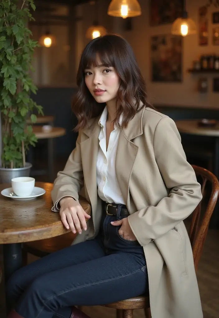 ヘアスタイル前髪あり30選｜若見えする人気デザイン集 - 29. クラシックなミディバング