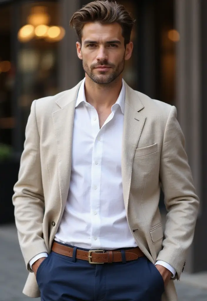 メンズヘアスタイル面長｜バランスよく見える30選 - 29. センターパート