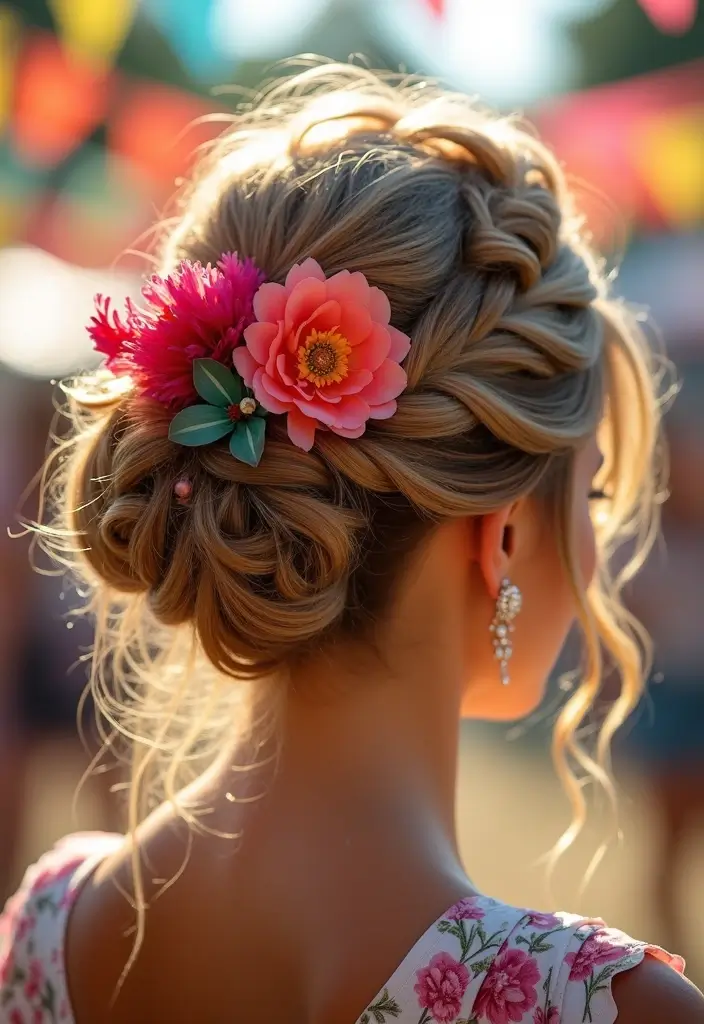 祭ヘアスタイル|華やかで映える髪型30選 2 祭ヘアスタイル|華やかで映える髪型30選 - 2. 祭り向けのアップスタイル