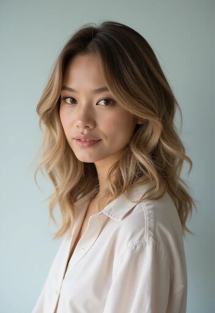シニア薄毛ヘアスタイル25選｜自然にカバーできる大人の髪型 - 2. レイヤードカットで動きのあるスタイル