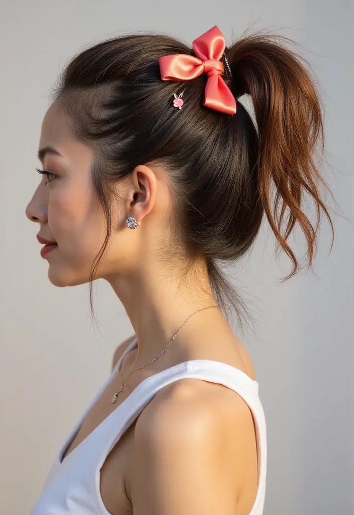 ヘアスタイルお団子30+選｜簡単かわいいまとめ髪アイデア - 2. お団子ポニーテール