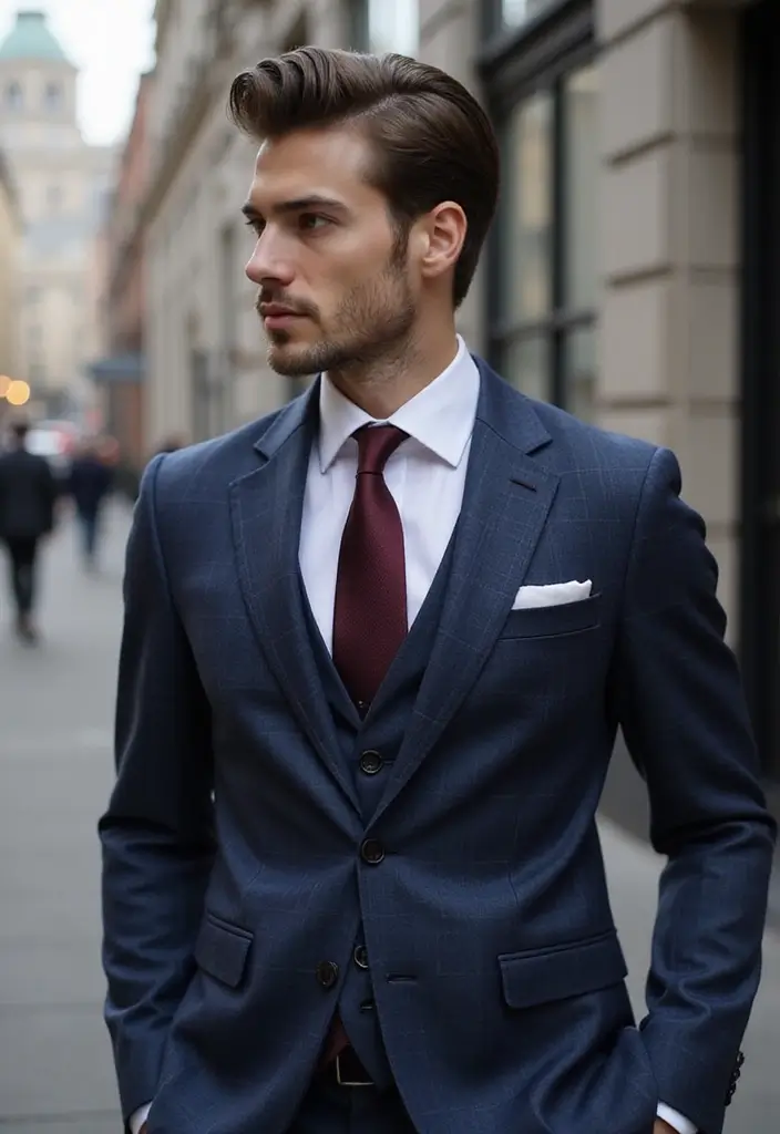 メンズヘアスタイル面長｜バランスよく見える30選 - 2. サイドパート