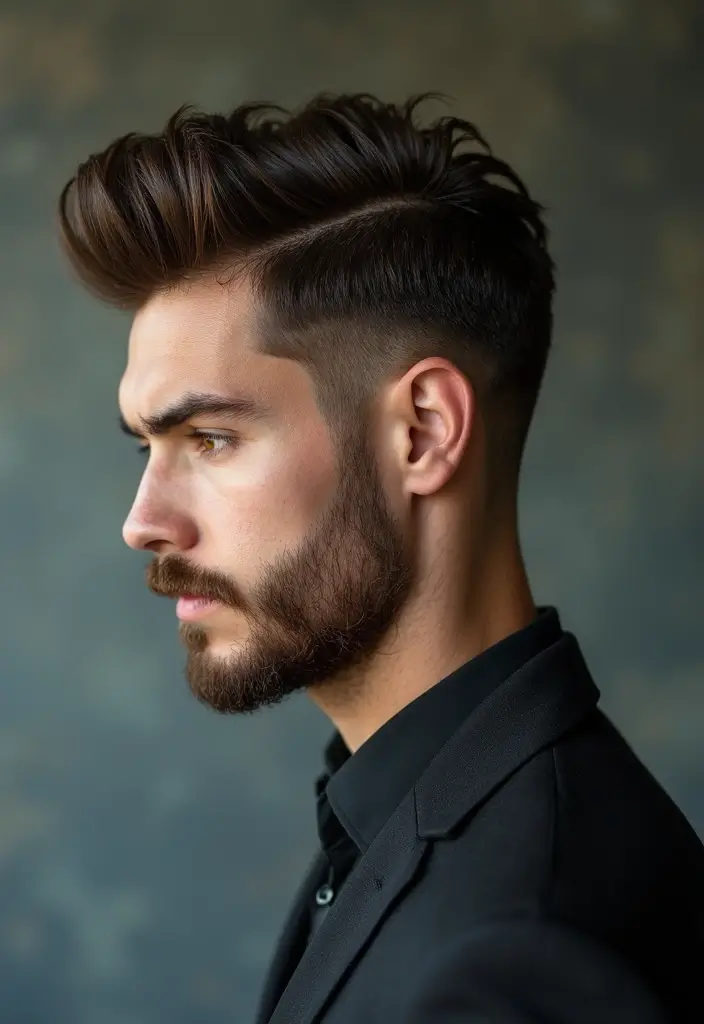 メンズヘアスタイル面長｜バランスよく見える30選 - 30. ハンサムカット