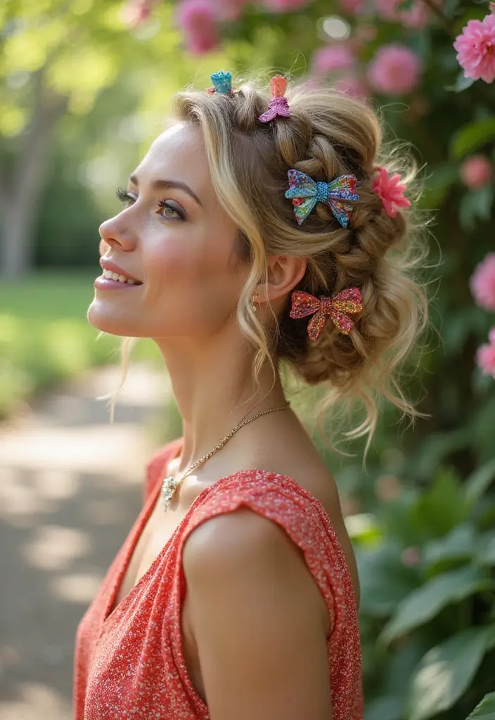 40代ヘアスタイルロング30+選｜大人女性の艶感ある髪型まとめ - 31. 髪型のアレンジで遊ぶ