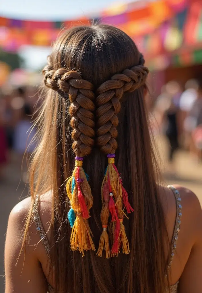 祭ヘアスタイル|華やかで映える髪型30選 3 祭ヘアスタイル|華やかで映える髪型30選 - 3. 編み込みスタイル
