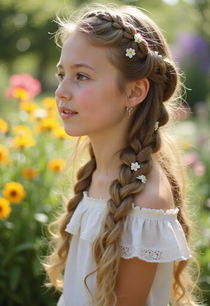 ヘアスタイル中学生女子|垢抜けるトレンド25選 3 ヘアスタイル中学生女子|垢抜けるトレンド25選 - 3. 編み込みヘアの進化