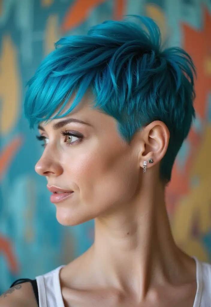 ヘアスタイル50代ショート｜似合う若見え髪型30選 - 4. ピクシーカット