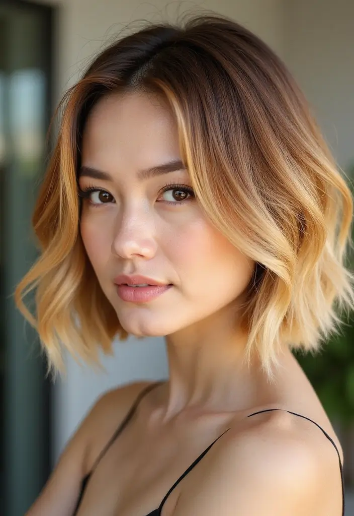 ヘアスタイルイメージ｜印象が変わるおすすめ30選 - 4. ボブのグラデーションカラー